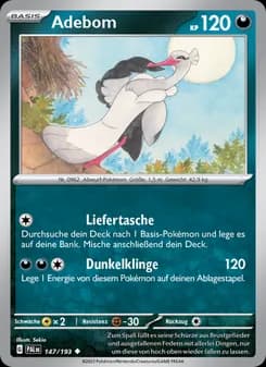 Adebom card in German