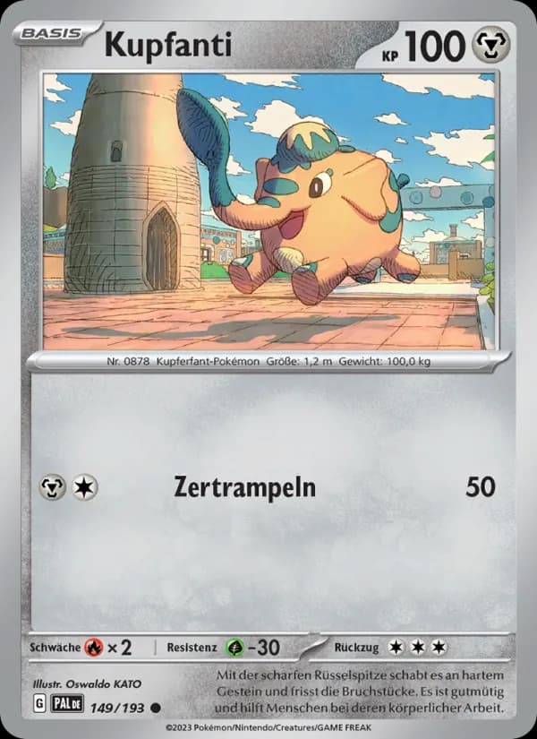 Kupfanti card in German