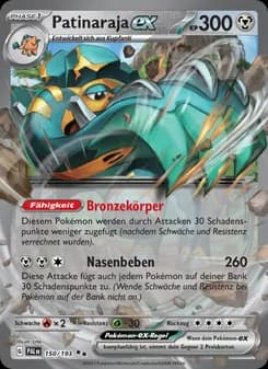Patinaraja-ex card in German
