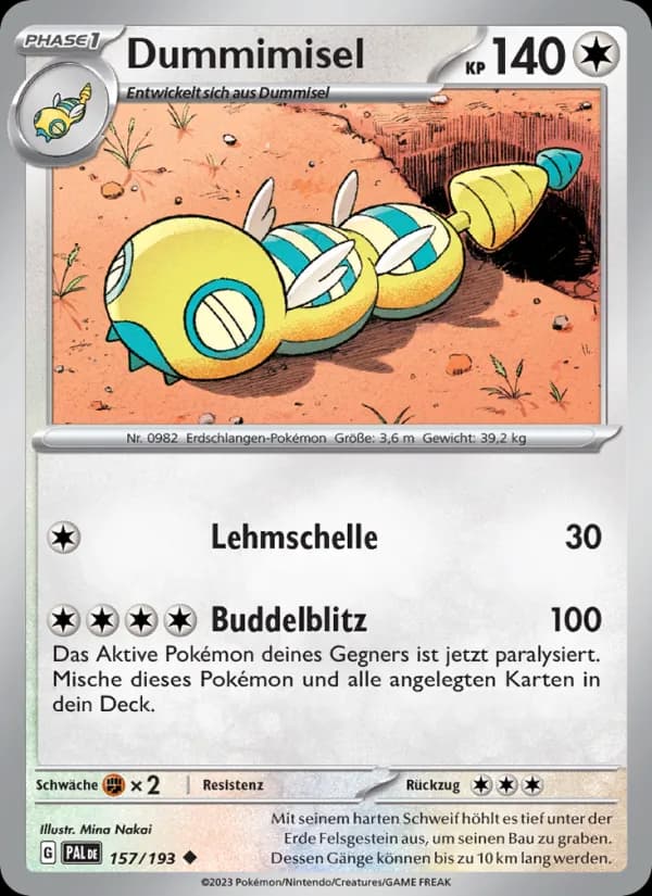 Dummimisel card in German