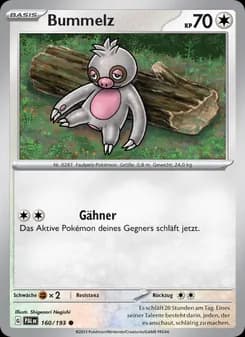 Bummelz card in German