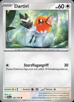 Dartiri card in German
