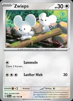 Zwieps card in German