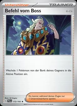 Befehl vom Boss card in German