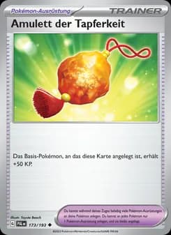 Amulett der Tapferkeit card in German