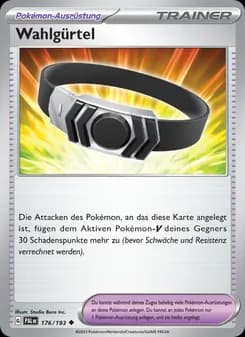 Wahlgürtel card in German