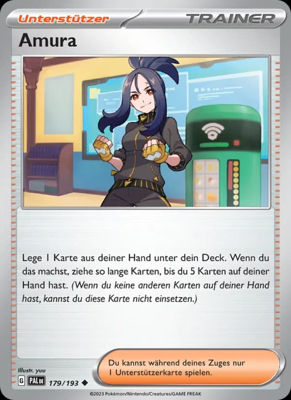 Amura card in German