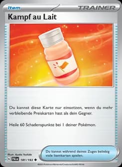 Kampf au Lait card in German