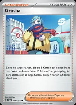 Grusha card in German