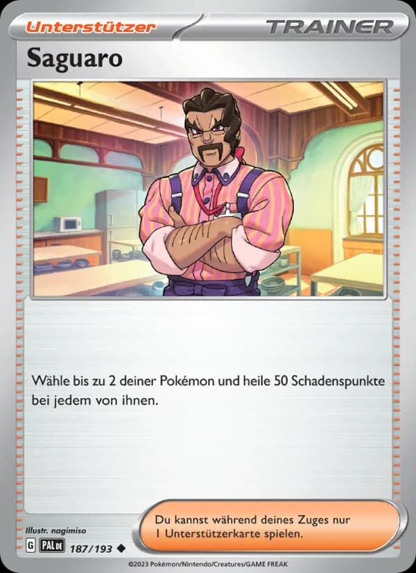 Saguaro card in German