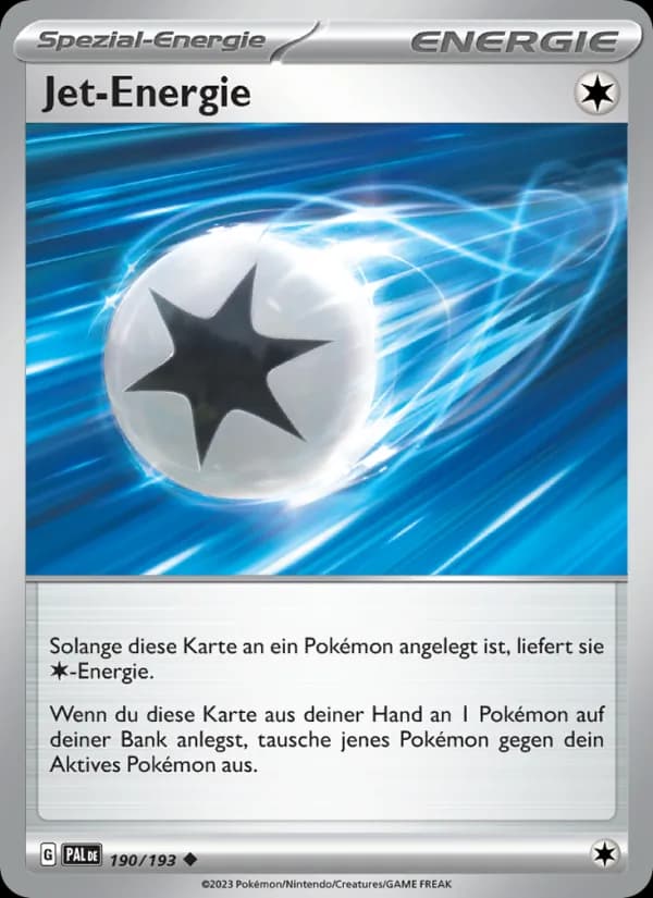 Jet-Energie card in German
