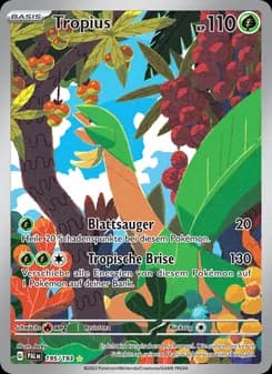 Tropius card in German