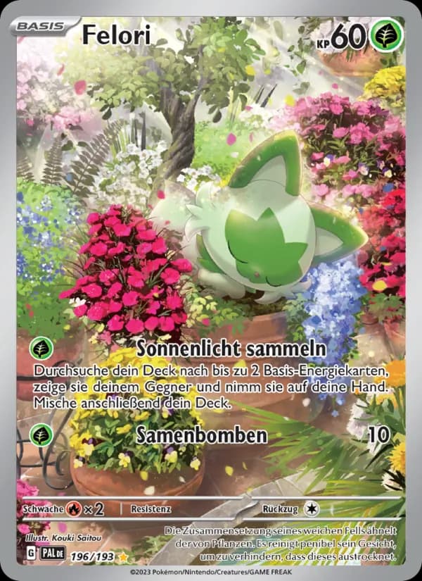 Felori card in German