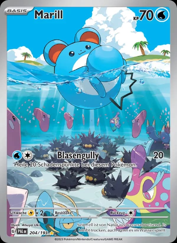 Marill card in German
