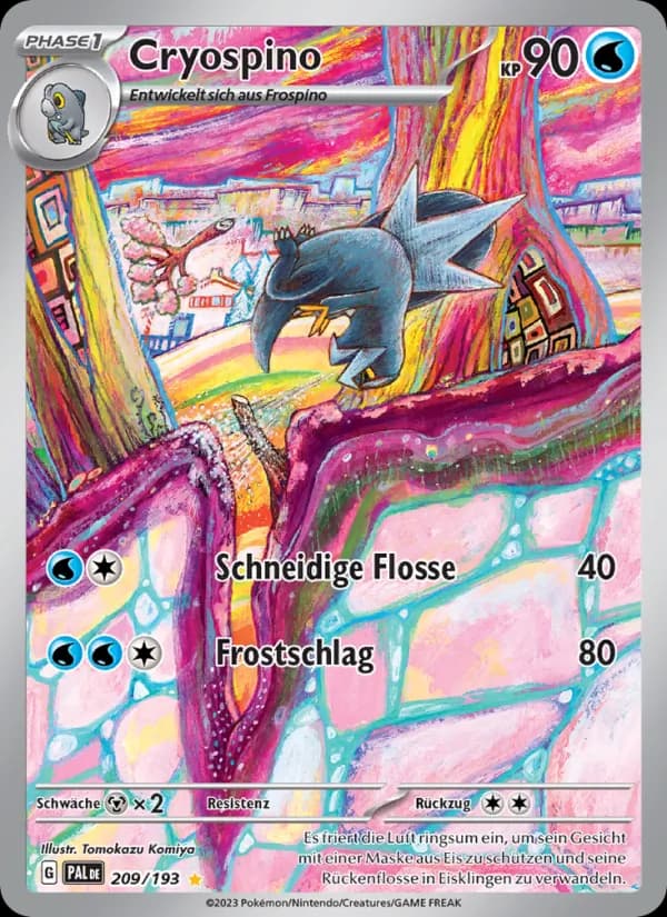 Cryospino card in German