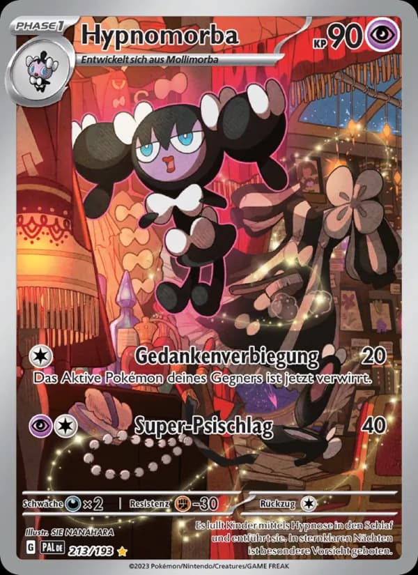 Hypnomorba card in German