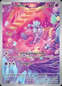 Forgita card in German