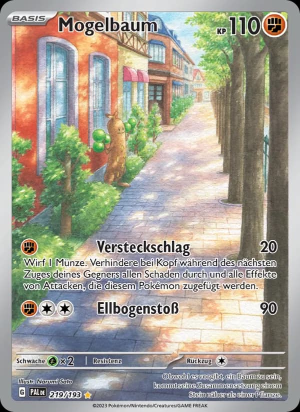 Mogelbaum card in German
