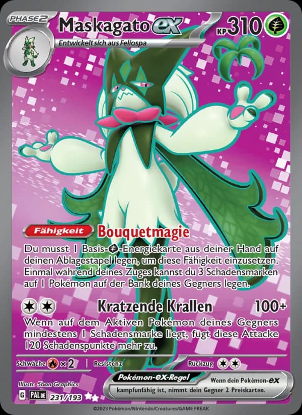 Maskagato-ex card in German