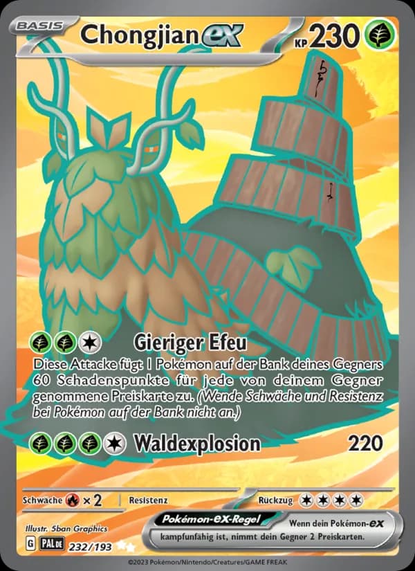 Chongjian-ex card in German