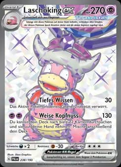 Laschoking-ex card in German