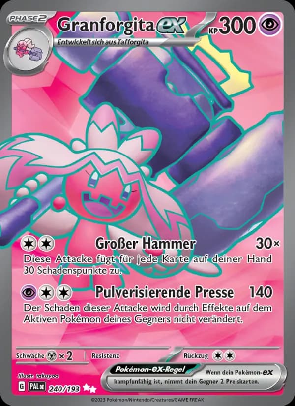 Granforgita-ex card in German