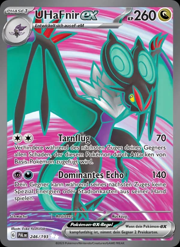 UHaFnir-ex card in German