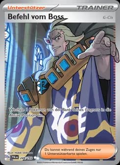 Befehl vom Boss card in German