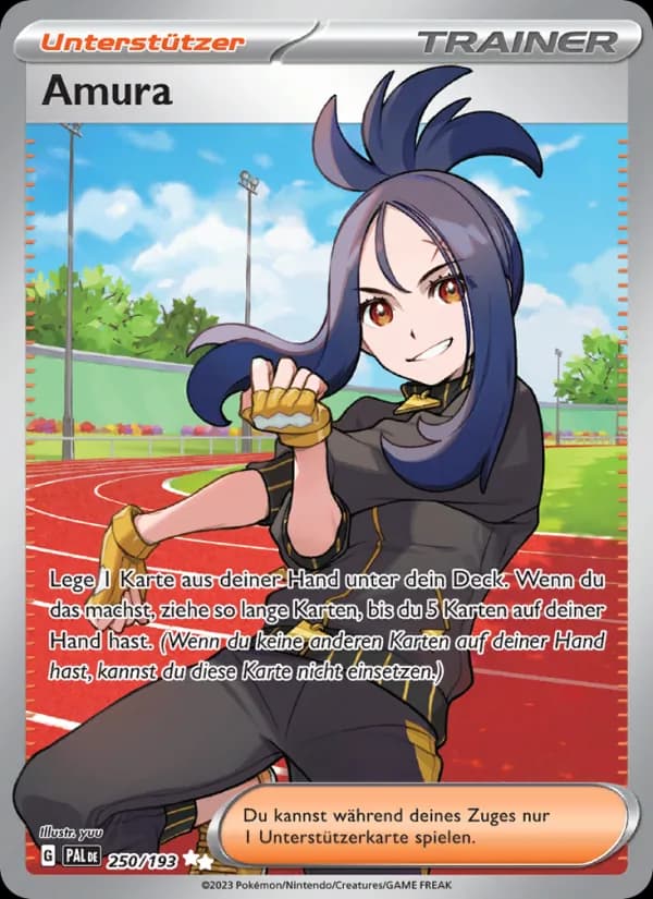 Amura card in German