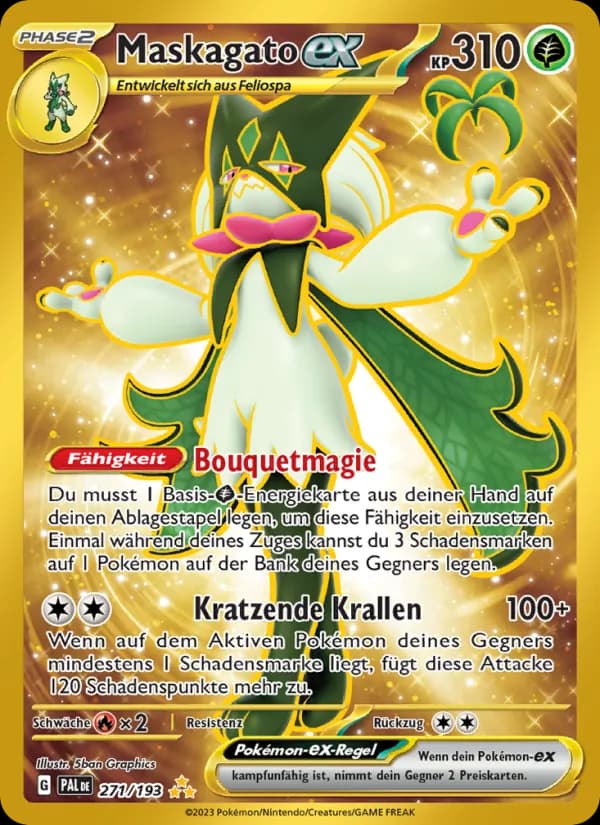 Maskagato-ex card in German