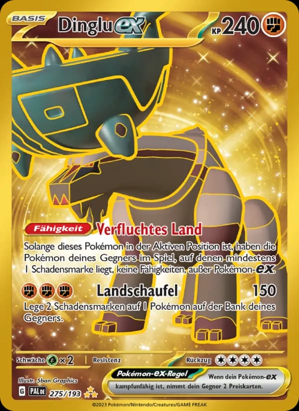 Dinglu-ex card in German