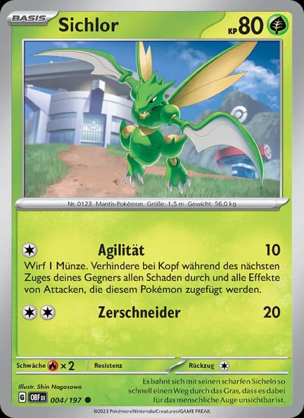 Sichlor card in German