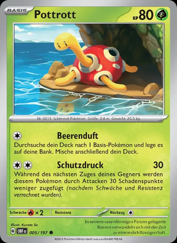 Pottrott card in German