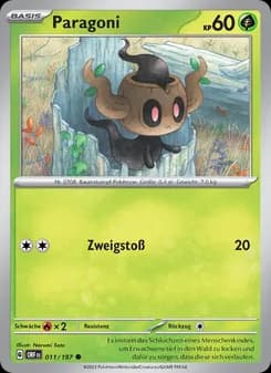 Paragoni card in German