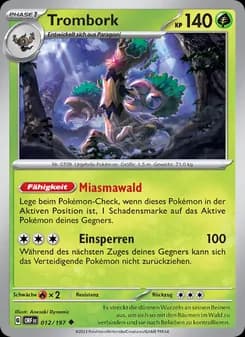 Trombork card in German