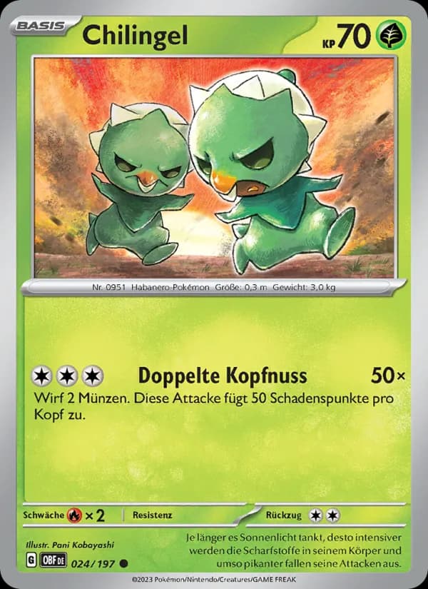 Chilingel card in German