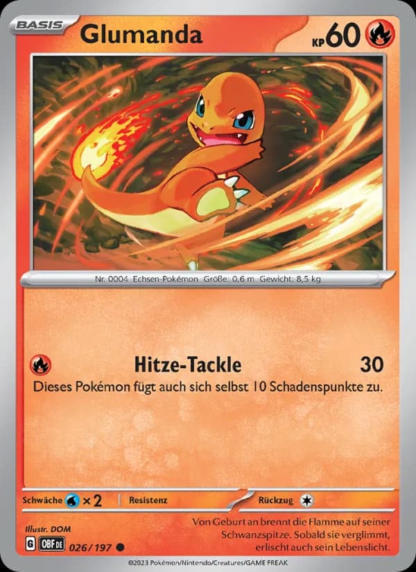 Glumanda card in German