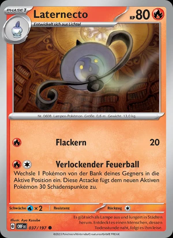 Laternecto card in German