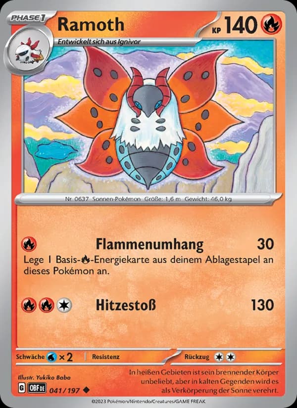 Ramoth card in German