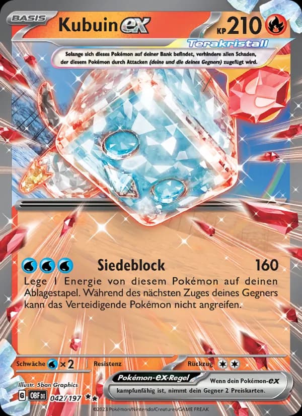 Kubuin-ex card in German