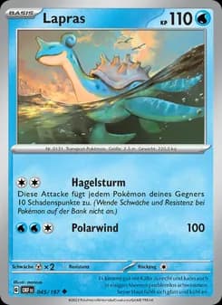 Lapras card in German
