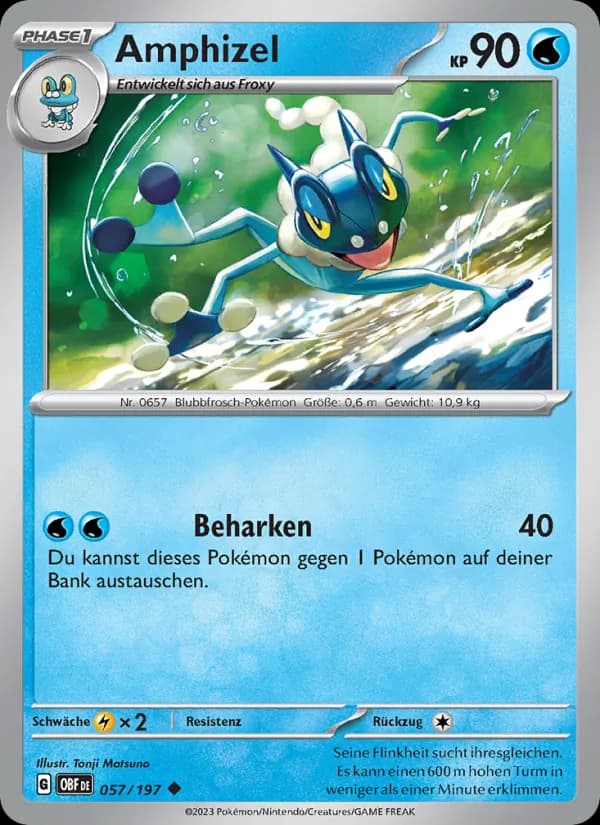 Amphizel card in German