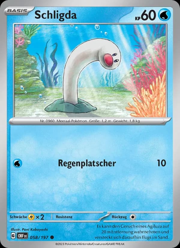 Schligda card in German