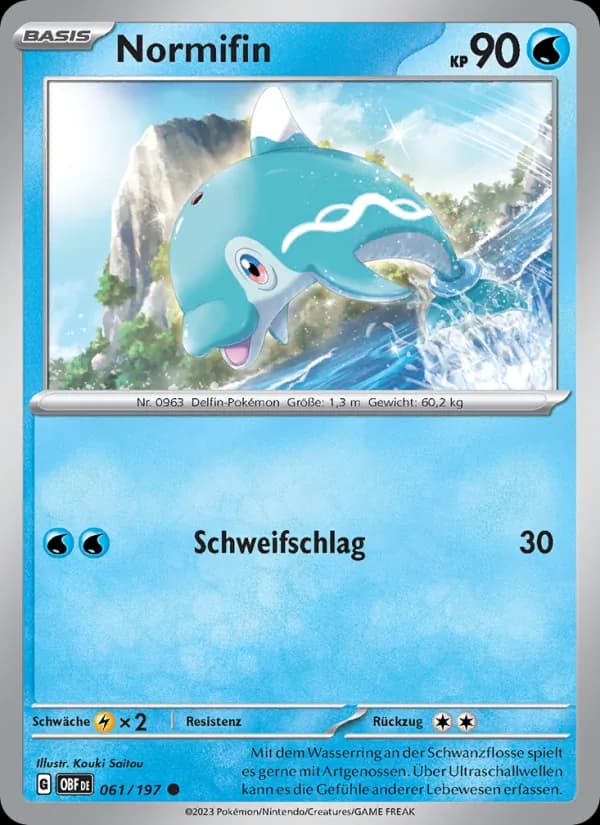 Normifin card in German