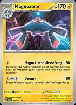 Magnezone card in German