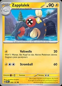 Zapplalek card in German