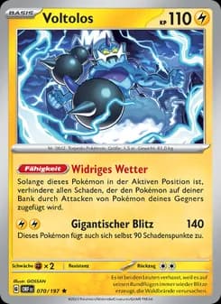 Voltolos card in German