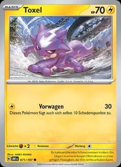 Toxel card in German