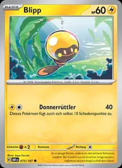 Blipp card in German