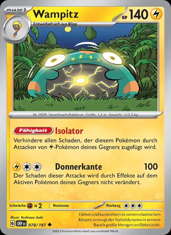 Wampitz card in German